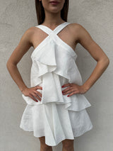 Abito balze BIANCO - SILENCE LIMITED