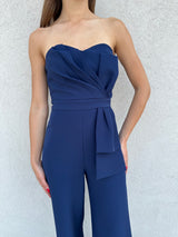Tuta scollo cuore BLU - SILENCE LIMITED