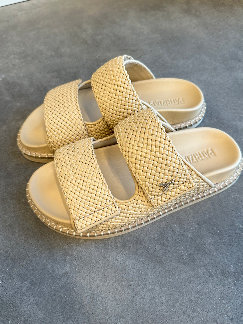 Ciabatte intrecciate BEIGE - PATRIZIA PEPE