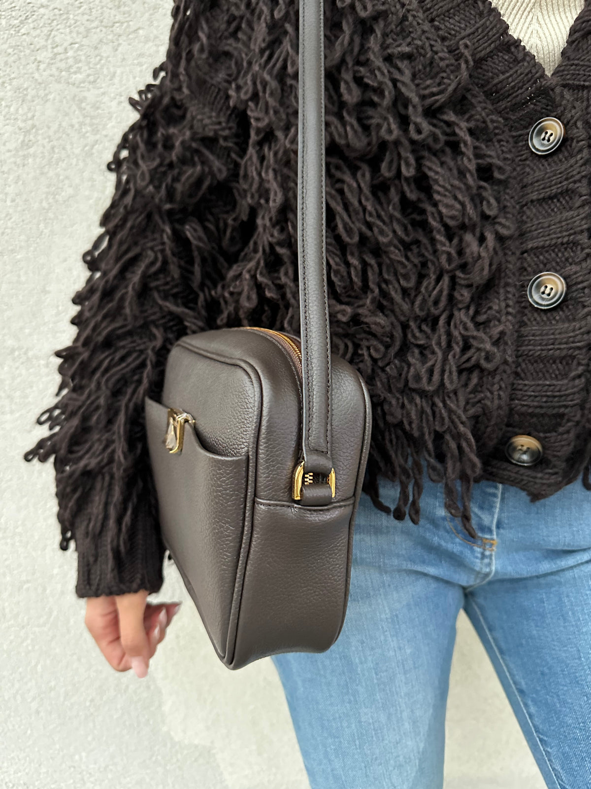 Borsa tracolla basic MORO - PATRIZIA PEPE