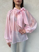 Camicia fiocco ROSA - VICOLO