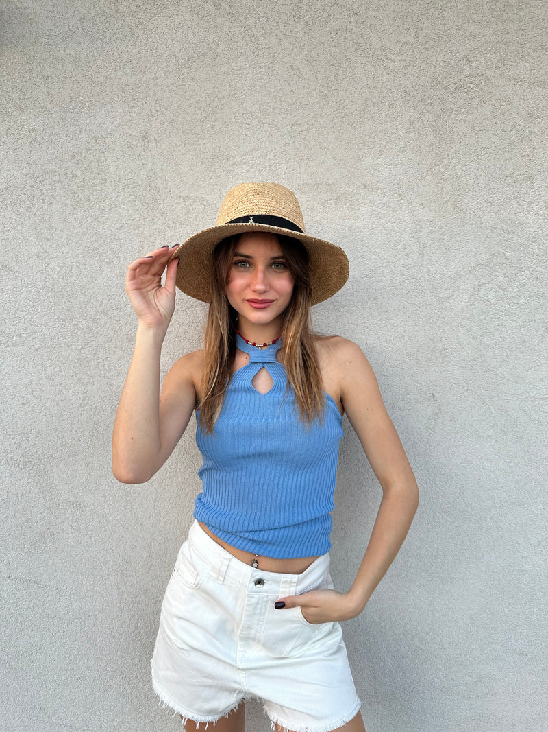Cappello in rafia - PATRIZIA PEPE