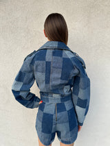 Giubbino patchwork DENIM  - SILENCE LIMITED
