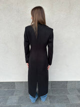 Cappotto monopetto NERO - SILENCE LIMITED