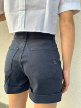 Pantaloncino bottoni oro BLU  - VICOLO
