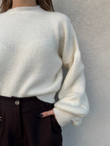 Maglioncino baloon PANNA - VICOLO