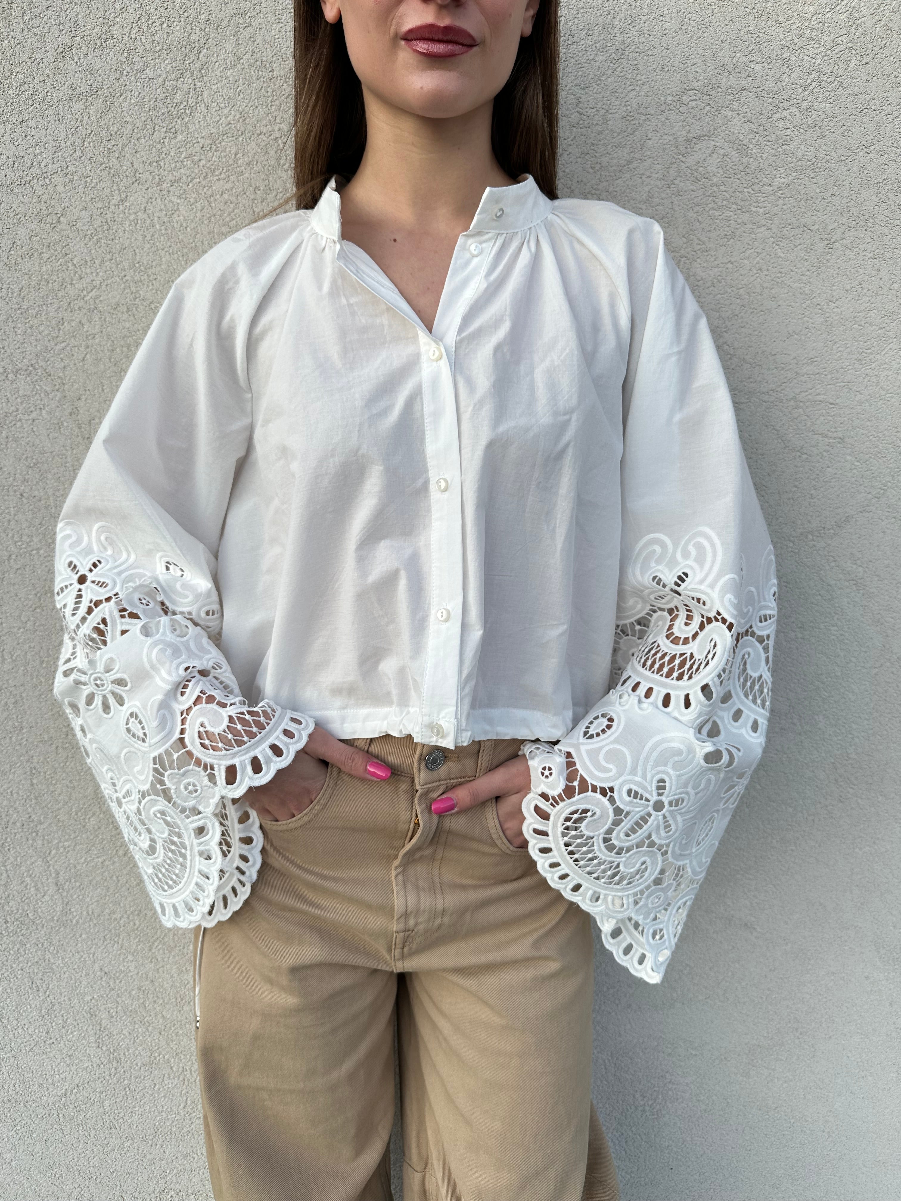 Camicia maniche PIZZO - VICOLO