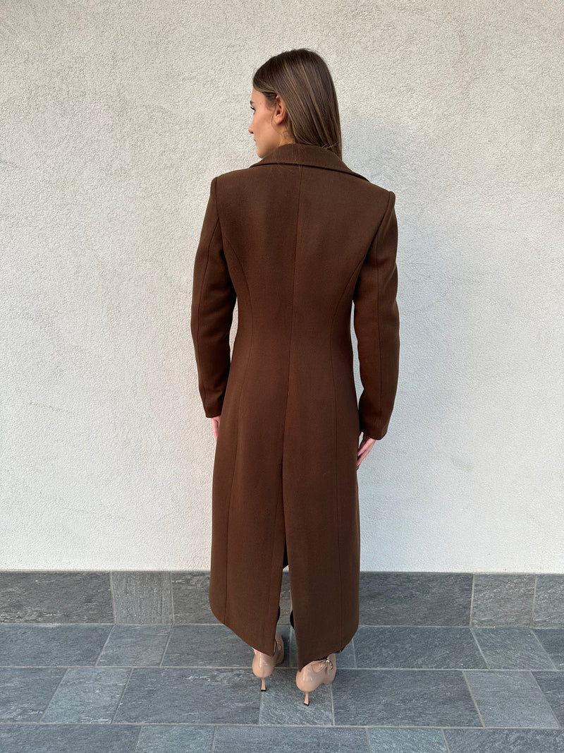 Cappotto monopetto MORO - SILENCE LIMITED