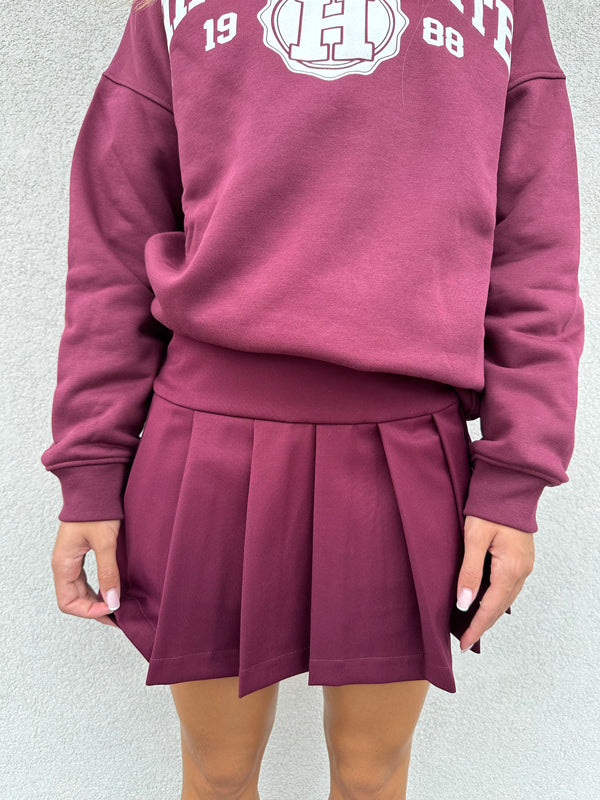 Shorts pieghe BORDEAUX - HINNOMINATE