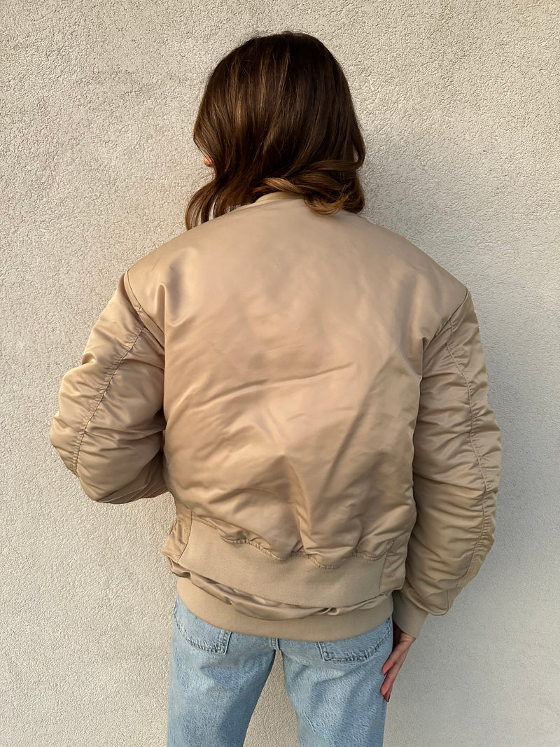 Bomber nylon BEIGE - HINNOMINATE
