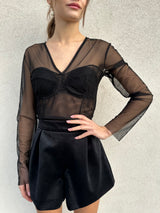 Body tulle e pizzo - VICOLO