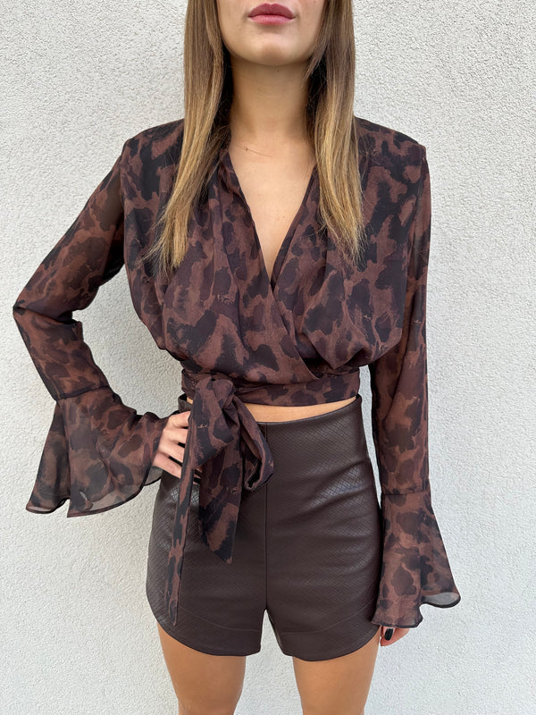 Camicia WILD BROWN - SILENCE LIMITED
