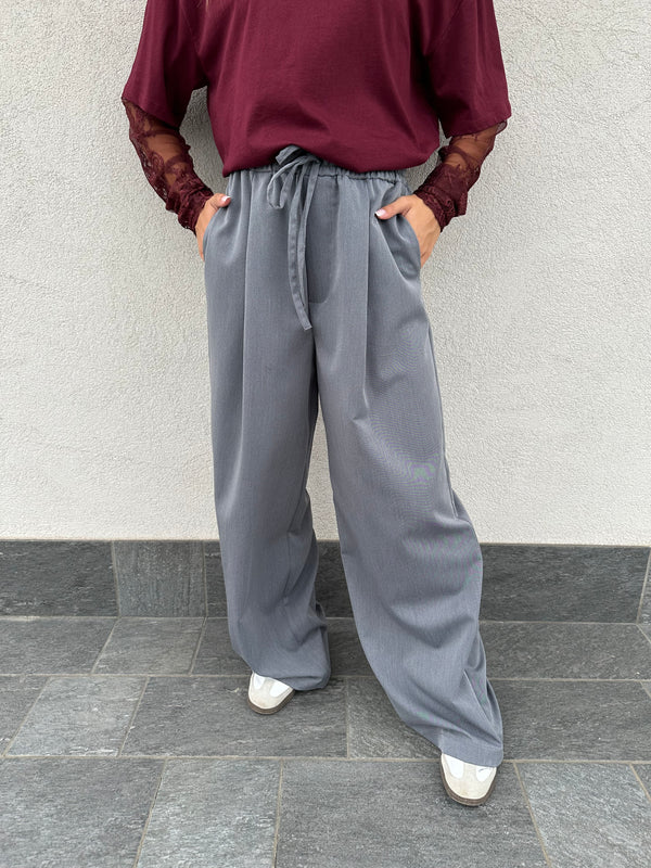Pantalone coulisse GRIGIO - VICOLO
