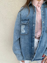 Camicia denim rotture - HINNOMINATE