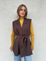 Gilet cioccolato - VICOLO