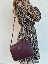 Borsa tracolla basic BORDEAUX - PATRIZIA PEPE