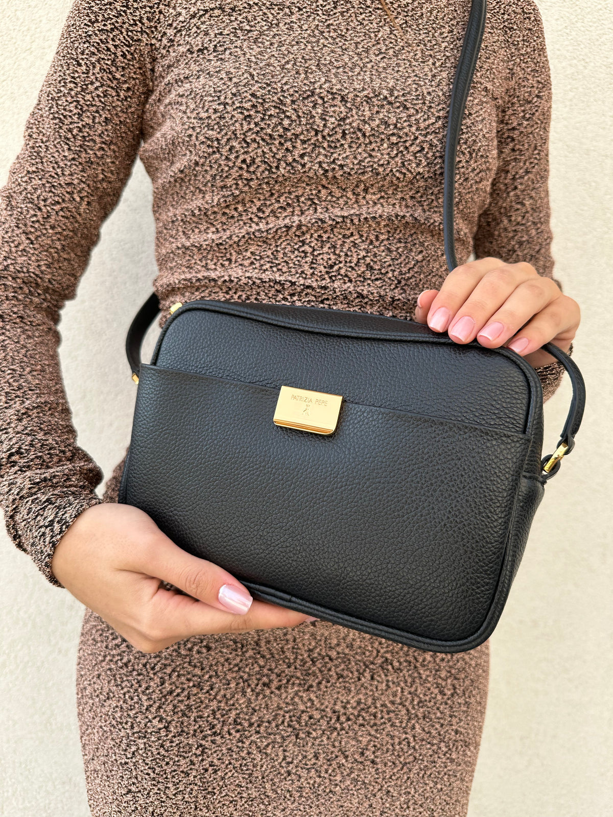 Borsa tracolla basic NERA - PATRIZIA PEPE