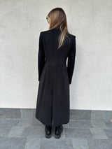 Cappotto un bottone NERO - SILENCE LIMITED