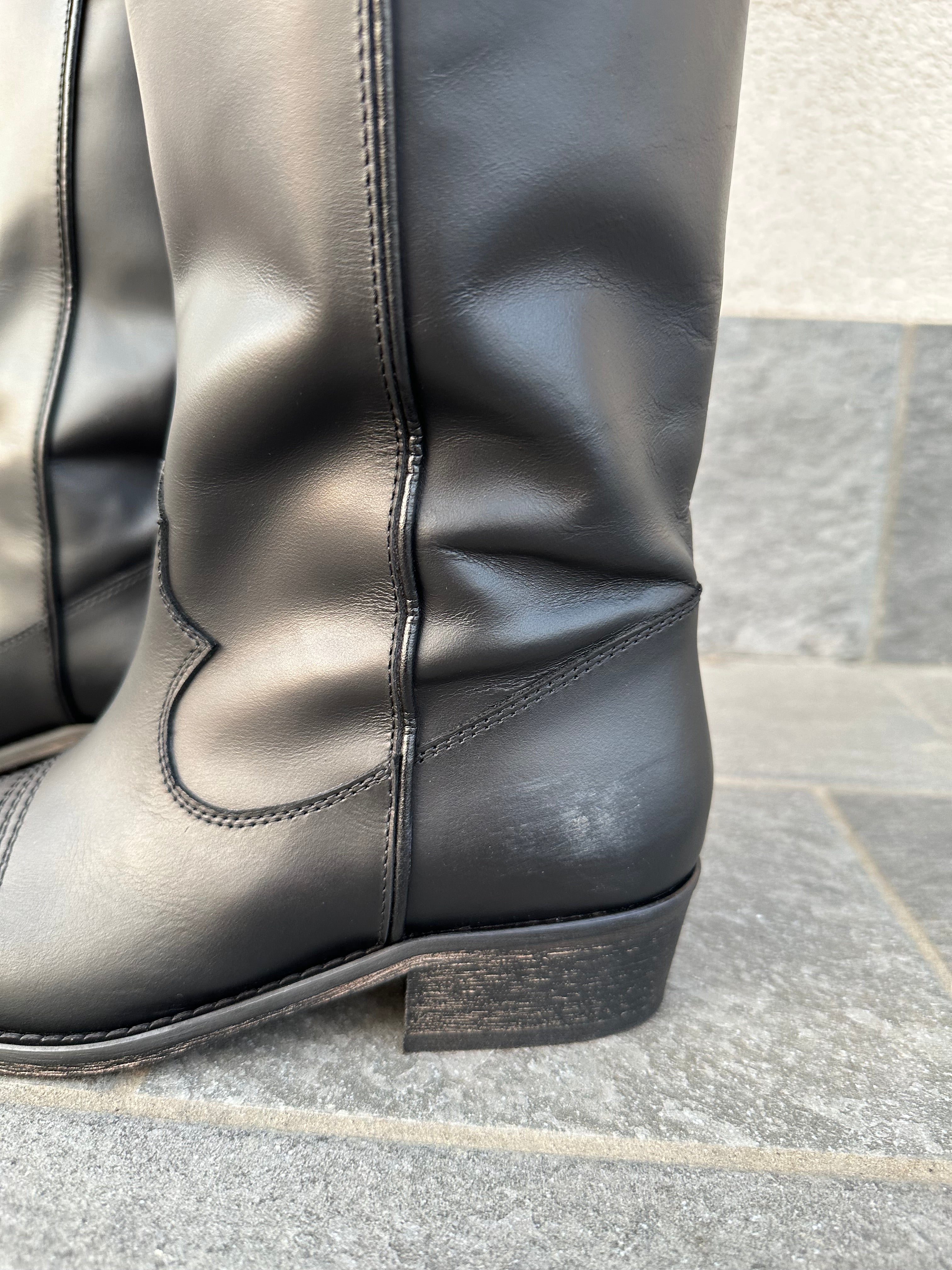 Stivale texano NERO - VIAROMA15