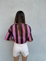 Camicia nodo MORO/ROSA - VICOLO