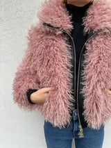 Ecopelliccia mongolia ROSA ANTICO - SILENCE LIMITED