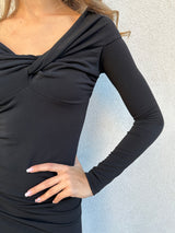 Abito torchon NERO - PATRIZIA PEPE