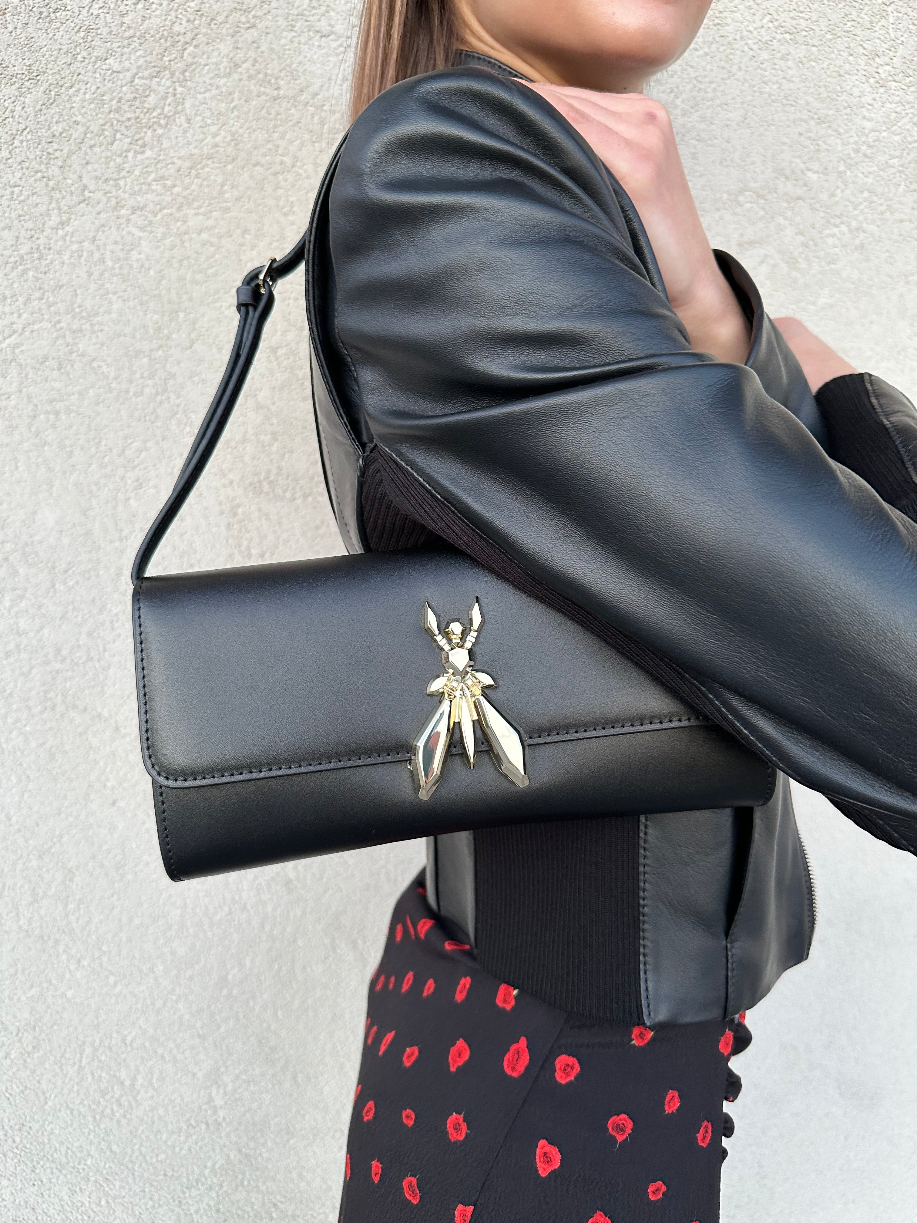 Pochette FLY square NERA - PATRIZIA PEPE