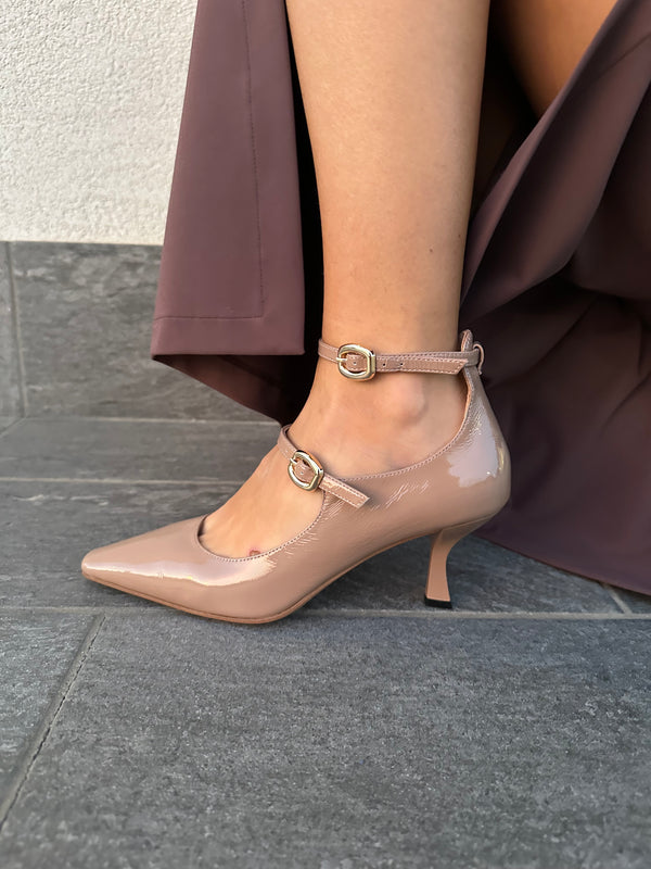 Scarpa vernice NUDE - MARC ELLIS