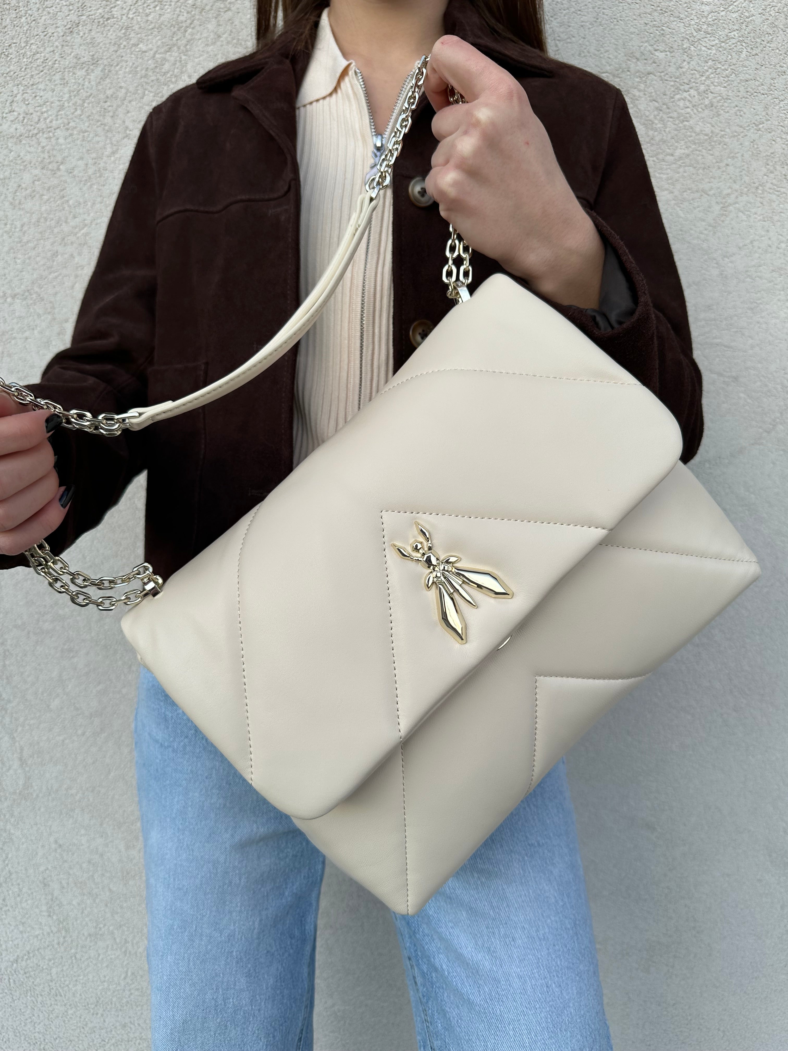 Borsa FLY quilted maxi PANNA - PATRIZIA PEPE