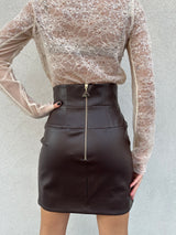 Gonna intrecciata MORO - SILENCE LIMITED