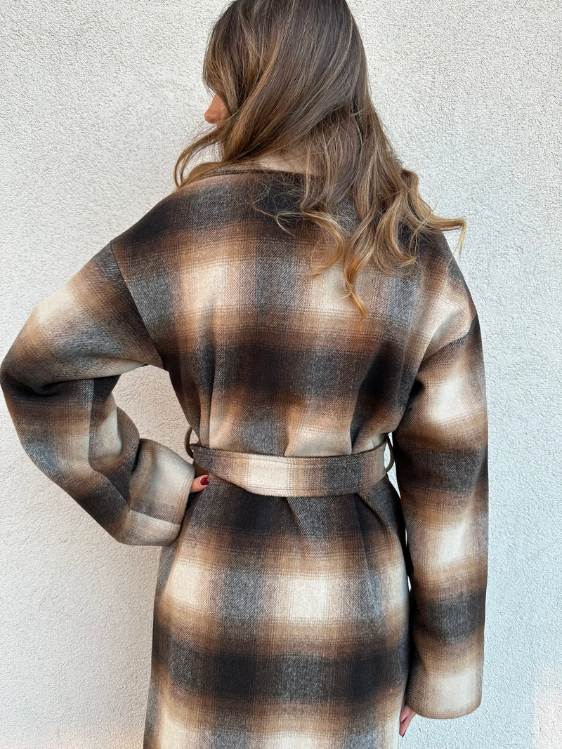 Cappotto a quadri - HINNOMINATE