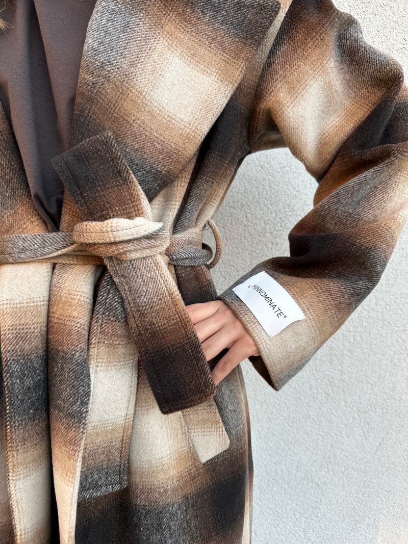 Cappotto a quadri - HINNOMINATE