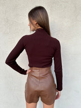 Lupetto costine MORO - KONTATTO