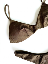 Bikini top MARRONE LUREX - MATINÉE