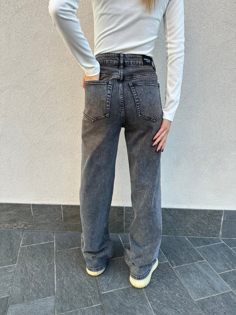 Jeans strass scuro - ANNAROCK