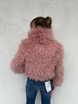 Ecopelliccia mongolia ROSA ANTICO - SILENCE LIMITED