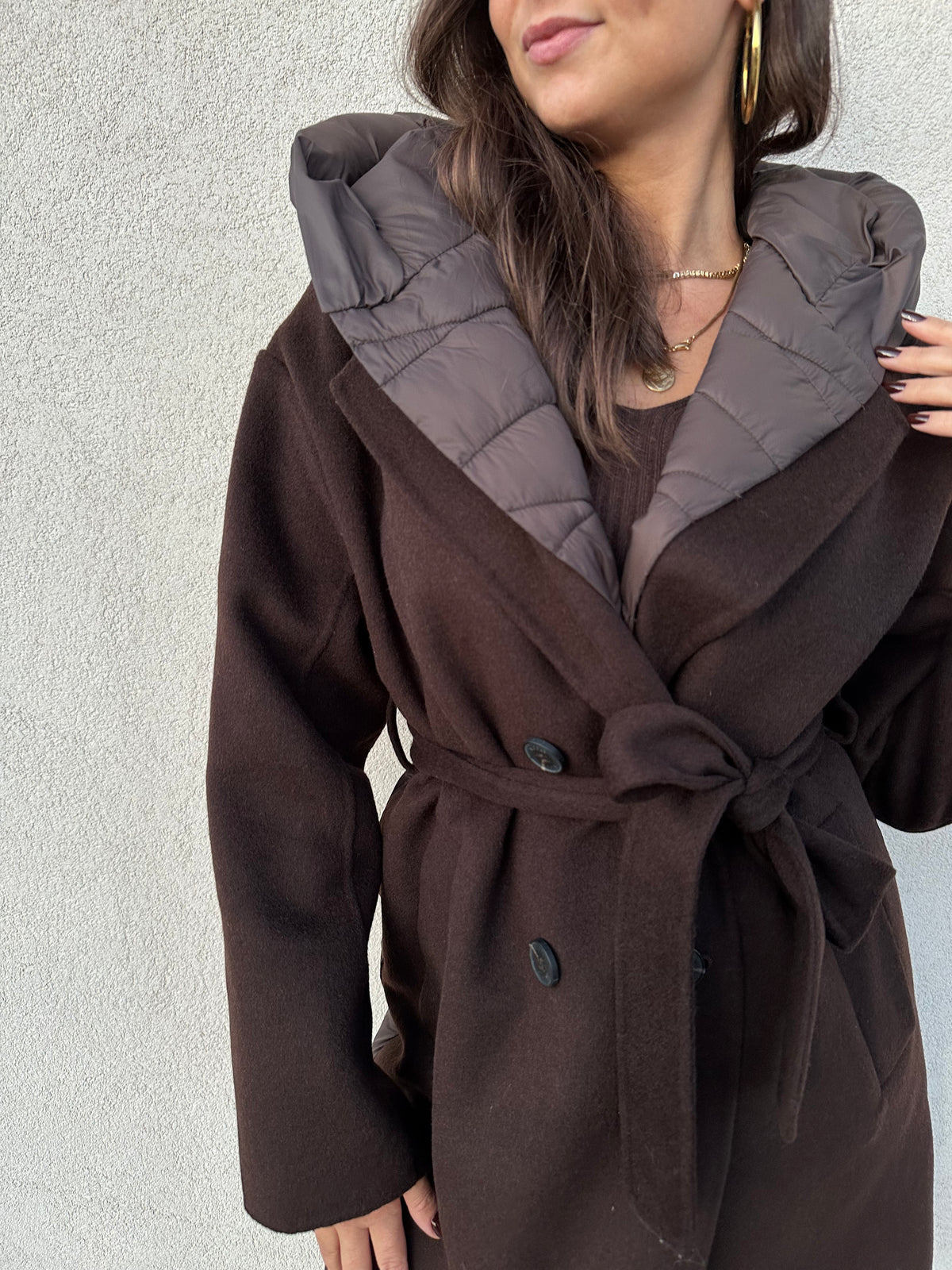 Cappotto piumino MORO - VICOLO