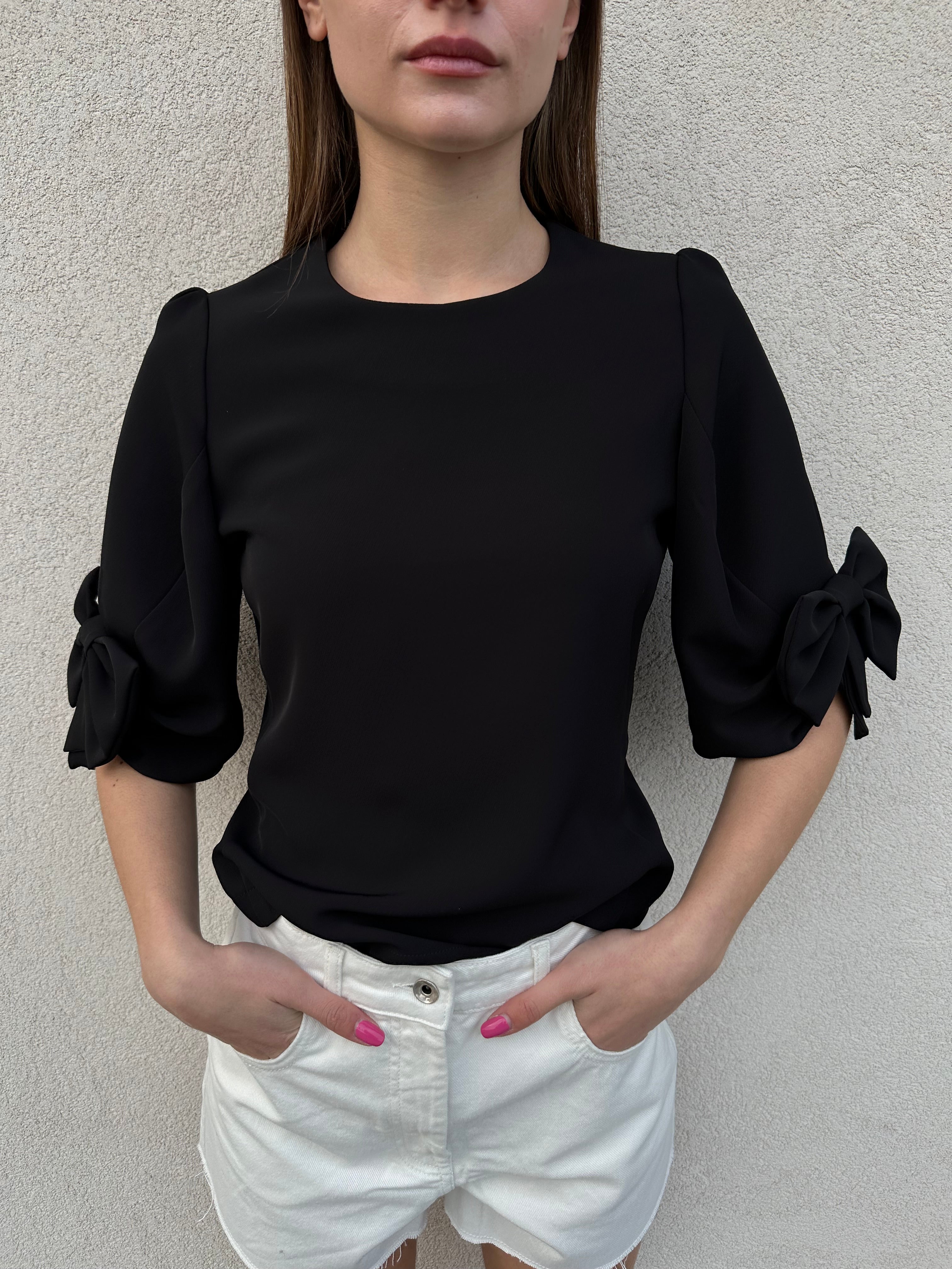 Maglia fiocchi NERA - VICOLO