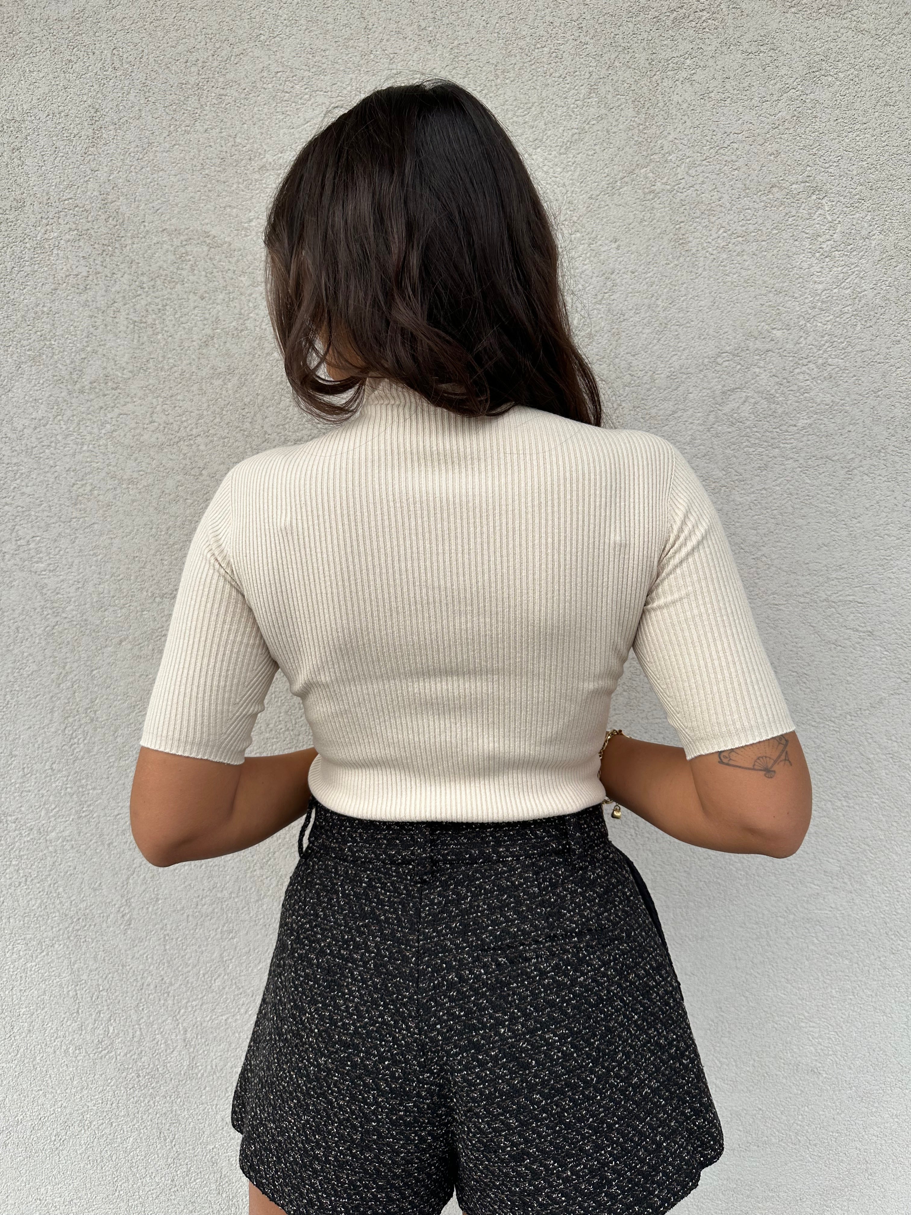 Lupetto mezza manica BEIGE - KONTATTO