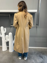 Cappotto bottoni dorati CAMMELLO - SILENCE LIMITED