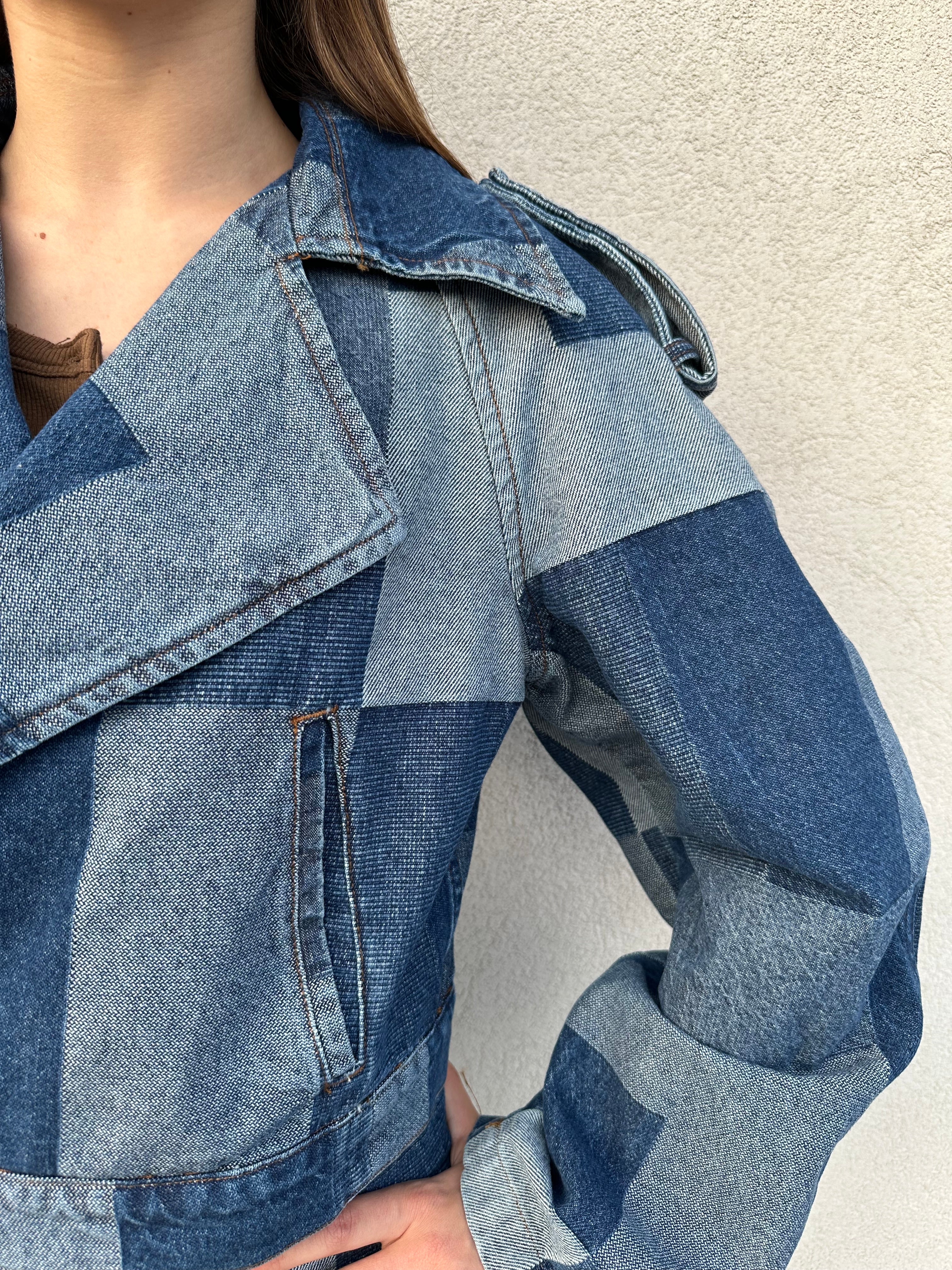 Giubbino patchwork DENIM  - SILENCE LIMITED