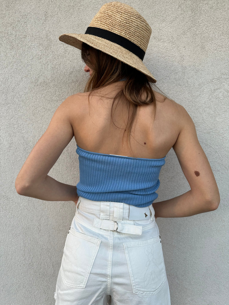 Shorts in denim bianco - PATRIZIA PEPE