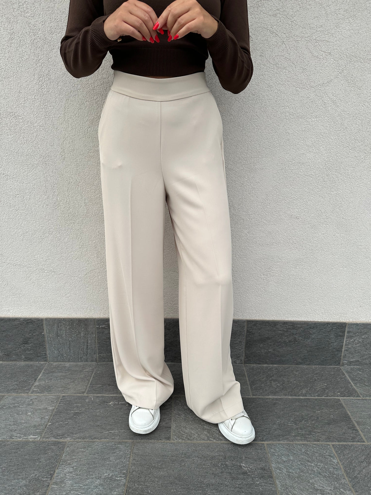Pantalone fluido SABBIA - VICOLO