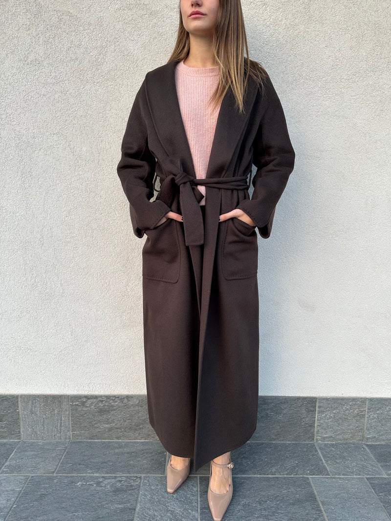 Cappotto vestaglia CIOCCOLATO - VICOLO