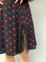 Abito spallini ROSELLINE ROSSE - MAR DE MARGARITAS