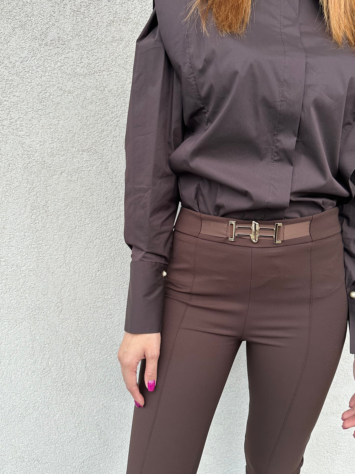 Pantalone fibbietta MORO - BABYLON