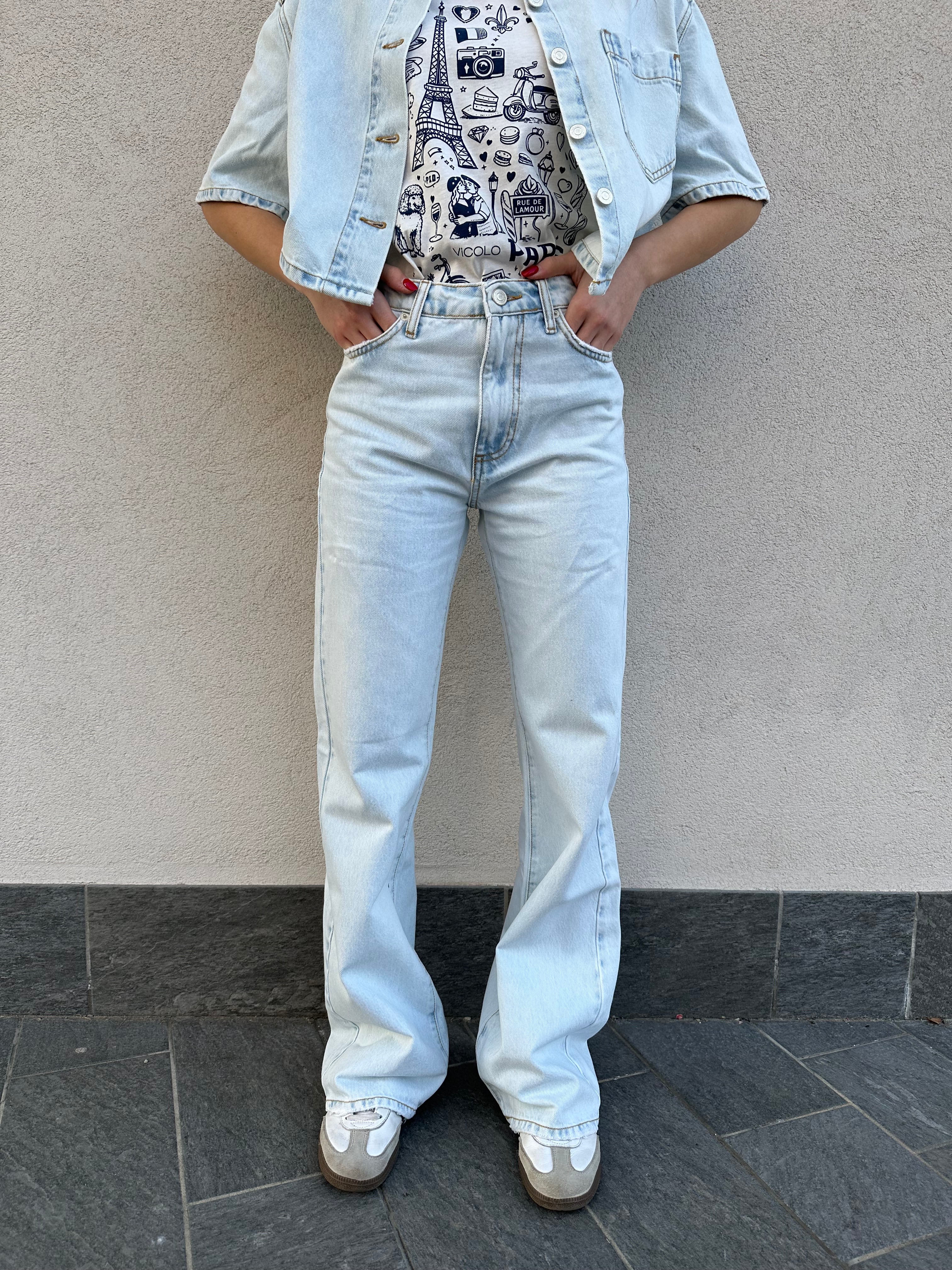 Jeans ZENO micro glitter - VICOLO