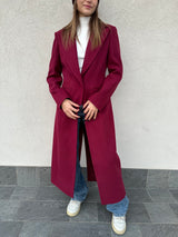 Cappotto monopetto BORDEAUX - SILENCE LIMITED