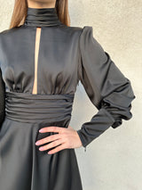 Abito scollo goccia - SILENCE LIMITED