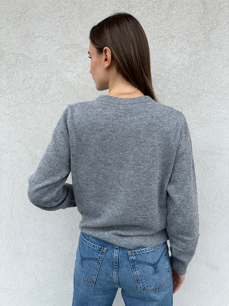 Maglioncino logo GRIGIO - VICOLO